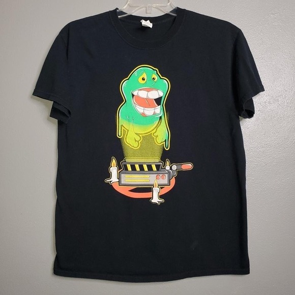 Gildan Other - Slimer Ghostbusters movie tshirt Fun art graphic‎